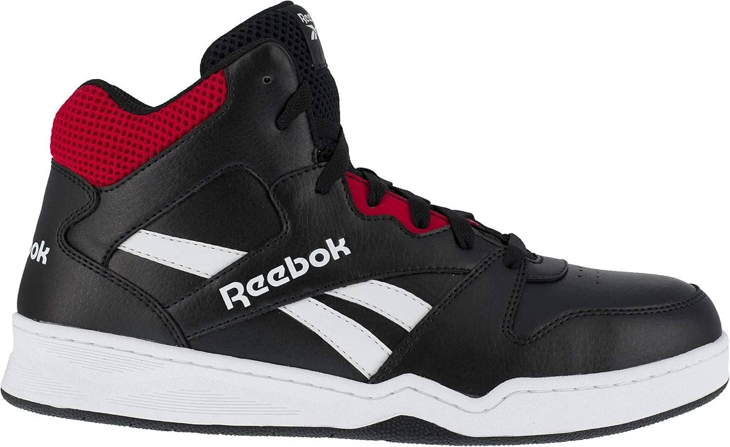 Men's Rb4162 Bb4500 Safety Composite Toe Low Cut Work Sneaker Black and White