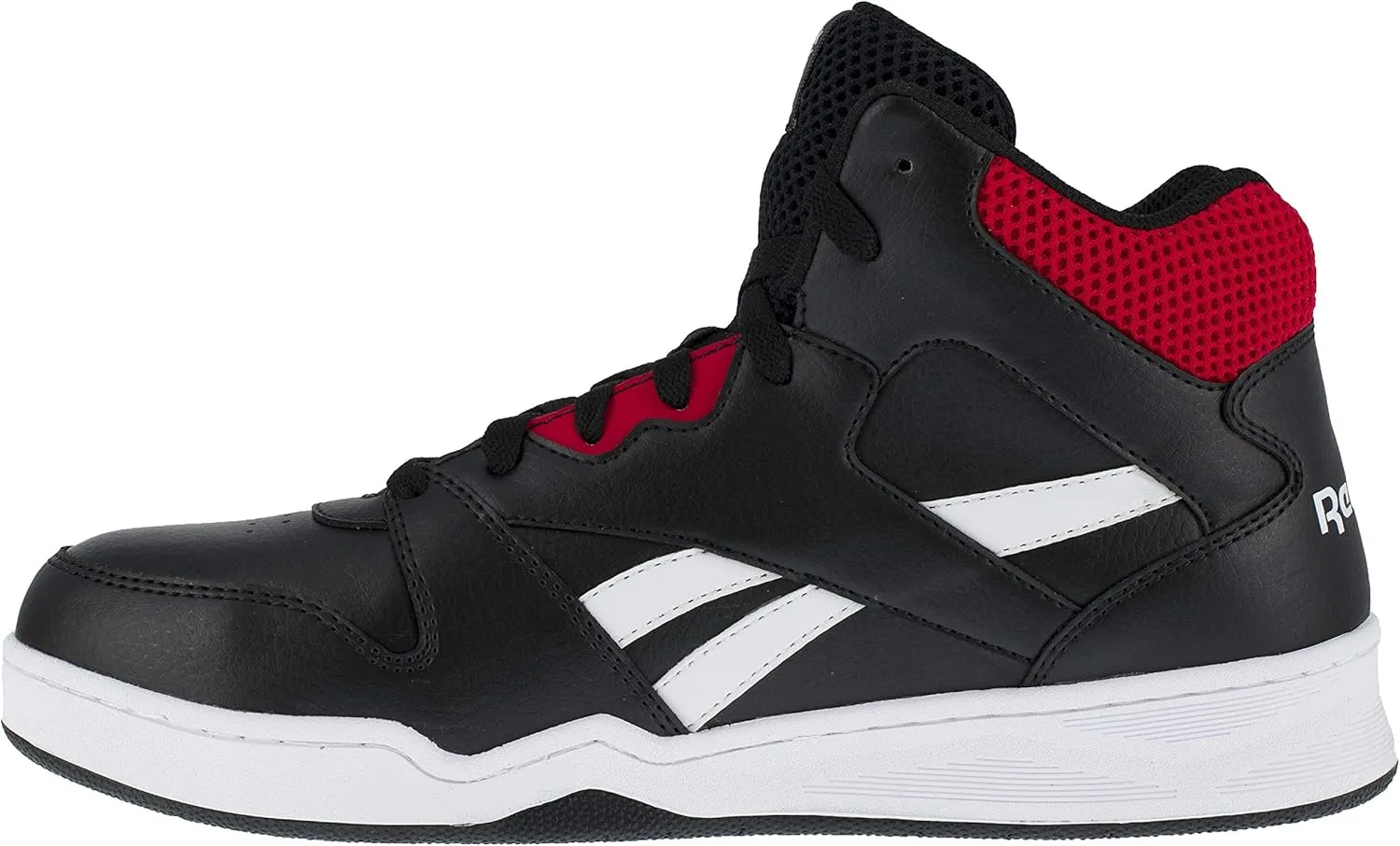 Men's Rb4162 Bb4500 Safety Composite Toe Low Cut Work Sneaker Black and White