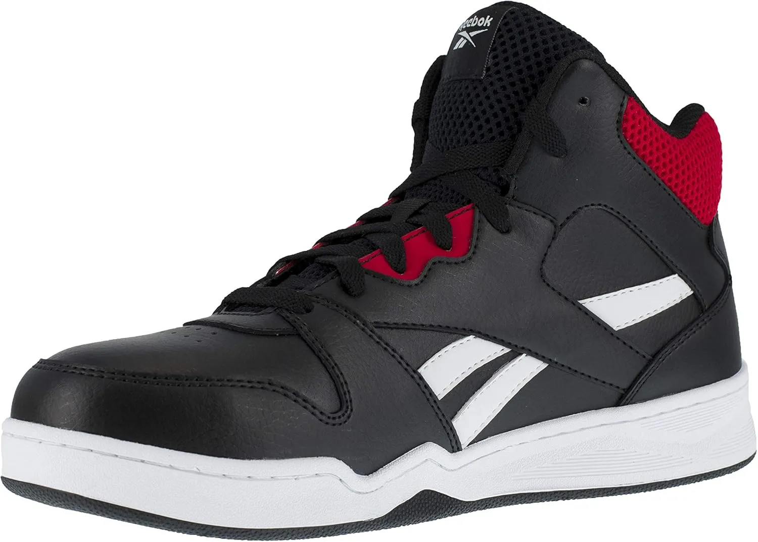 Men's Rb4162 Bb4500 Safety Composite Toe Low Cut Work Sneaker Black and White