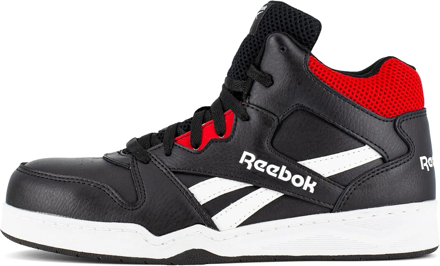 Men's Rb4162 Bb4500 Safety Composite Toe Low Cut Work Sneaker Black and White