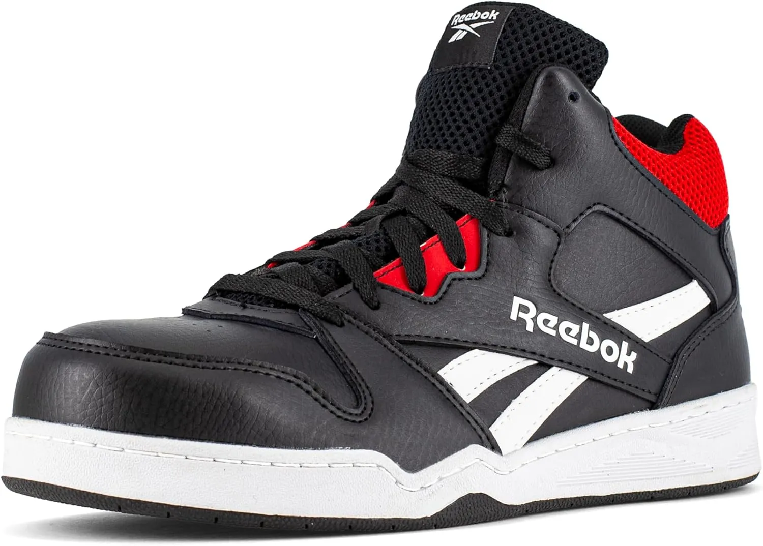 Men's Rb4162 Bb4500 Safety Composite Toe Low Cut Work Sneaker Black and White