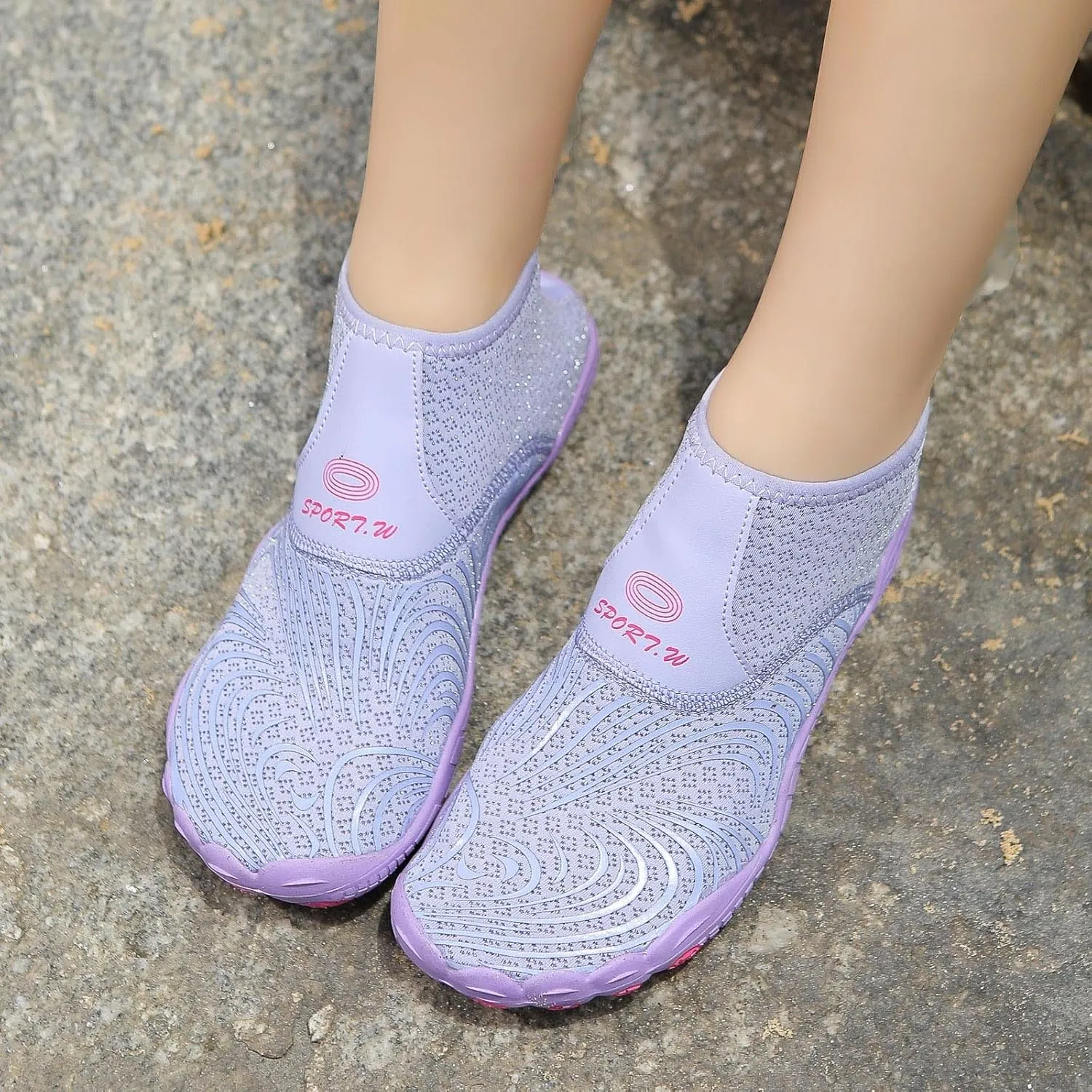 Men's Stretch Shoes Water Socks Beach Shoes Swim Surf Yoga Exercise Elastic Slip On Barefoot