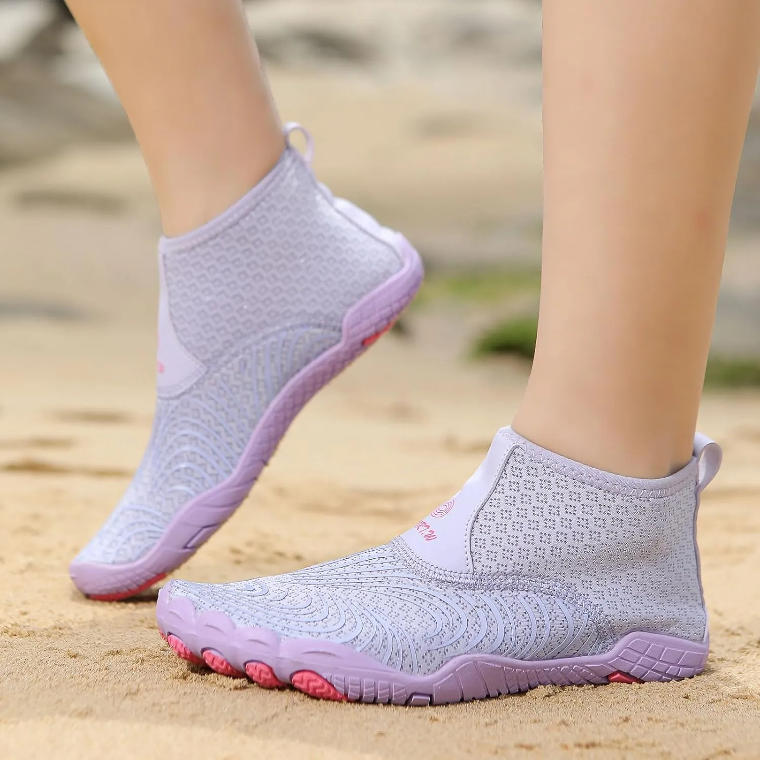 Men's Stretch Shoes Water Socks Beach Shoes Swim Surf Yoga Exercise Elastic Slip On Barefoot