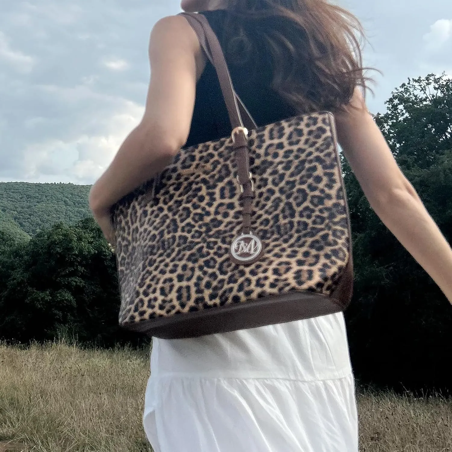 Montana West Purses for Women Tote Bag 3Pcs Set Leopard Print Satchel Handbags