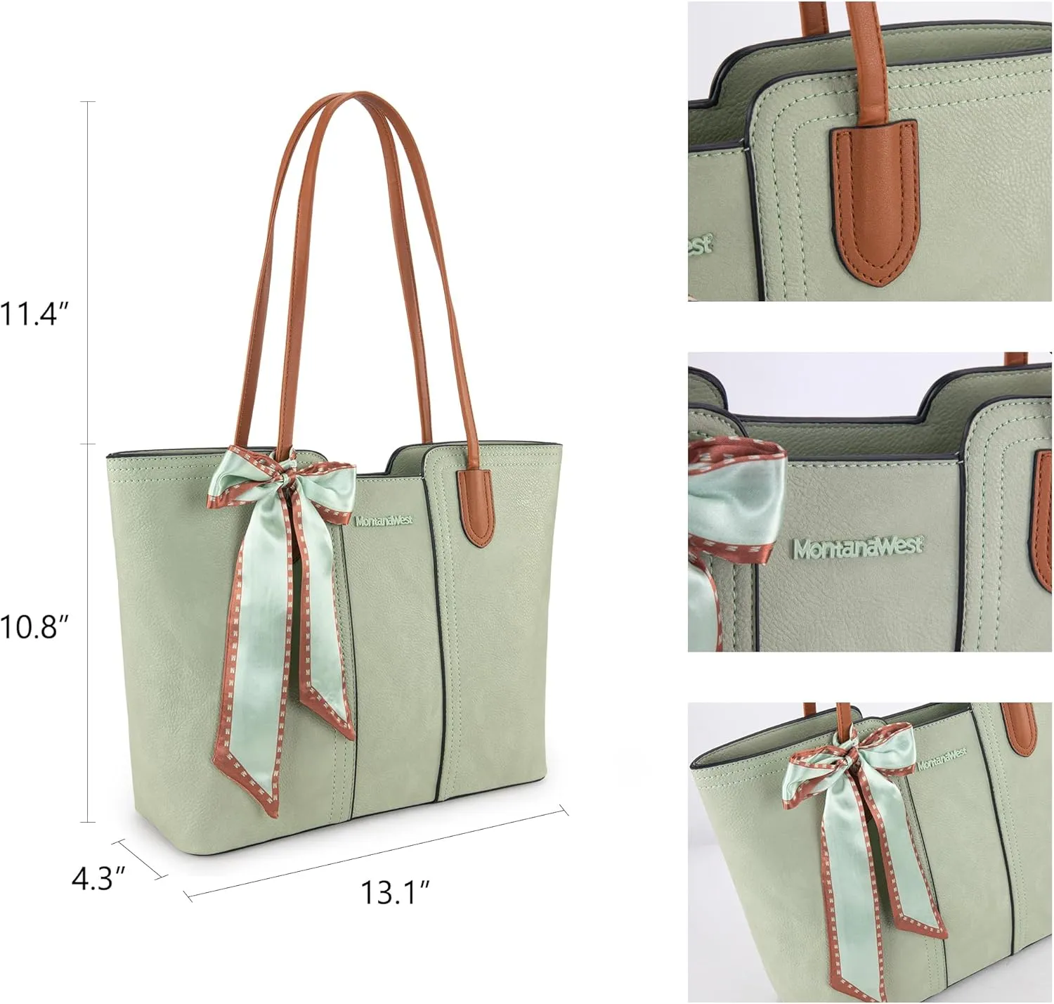 Montana West Tote Bags for Women Medium Top Handle Satchel Purses