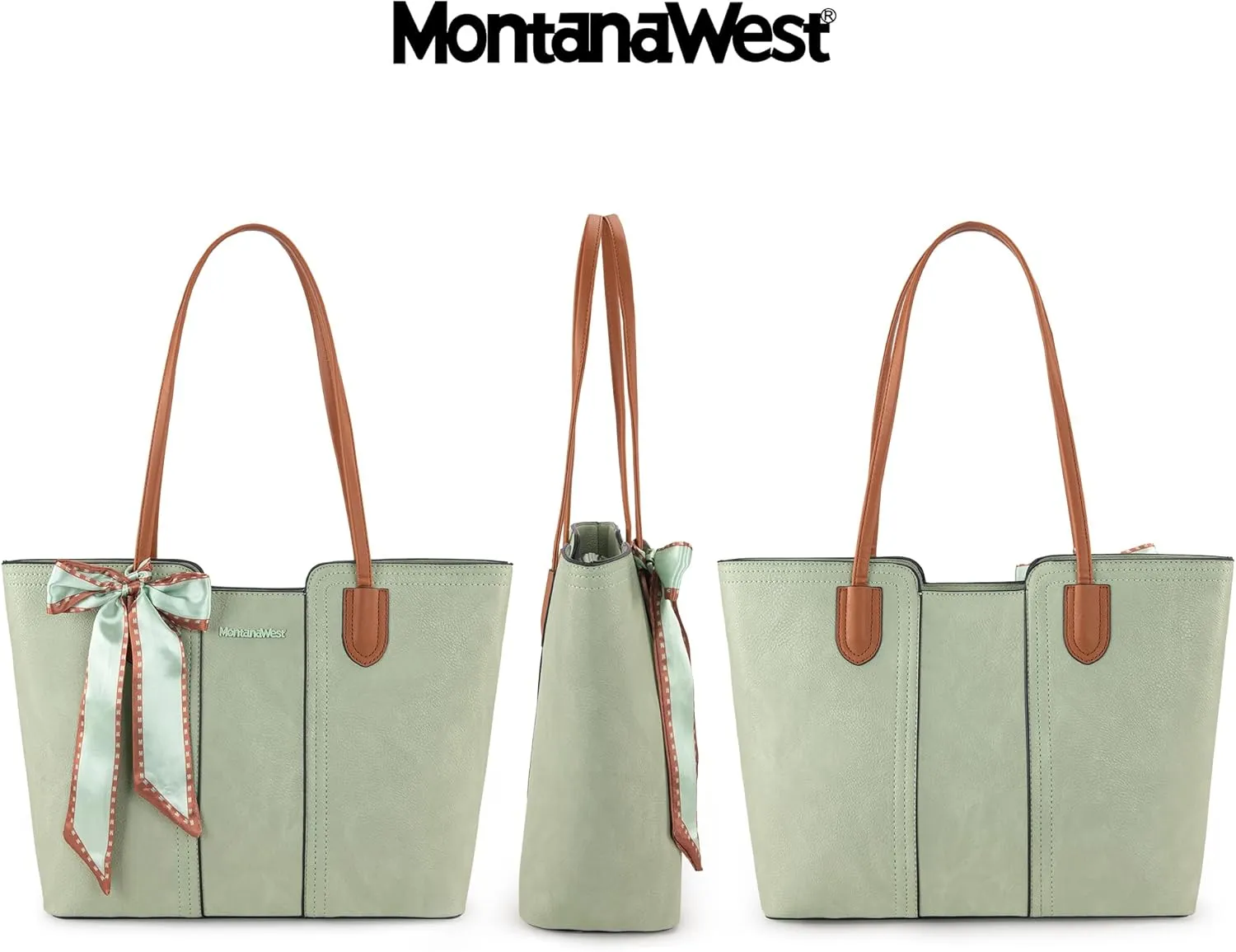 Montana West Tote Bags for Women Medium Top Handle Satchel Purses