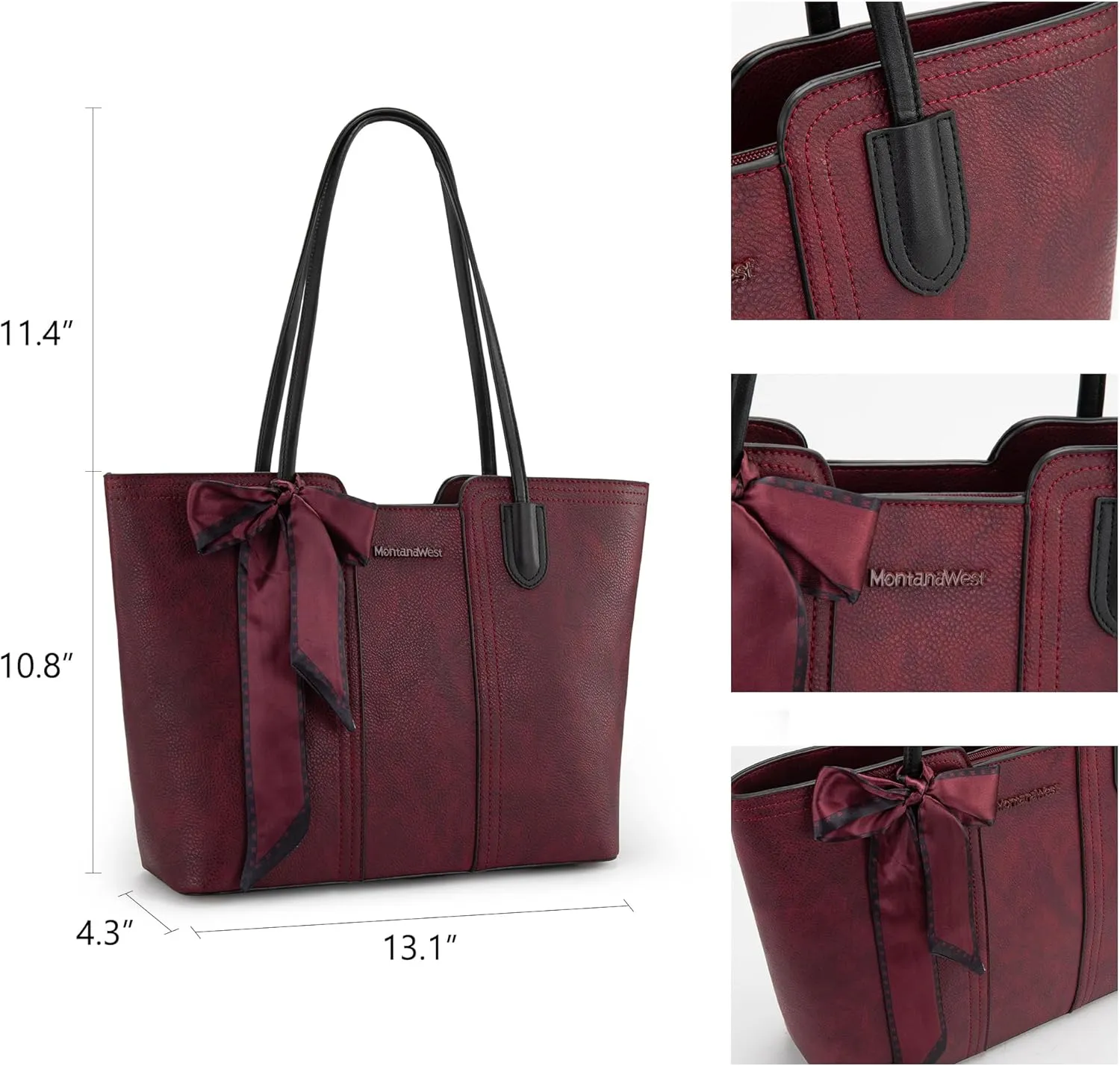 Montana West Tote Bags for Women Medium Top Handle Satchel Purses
