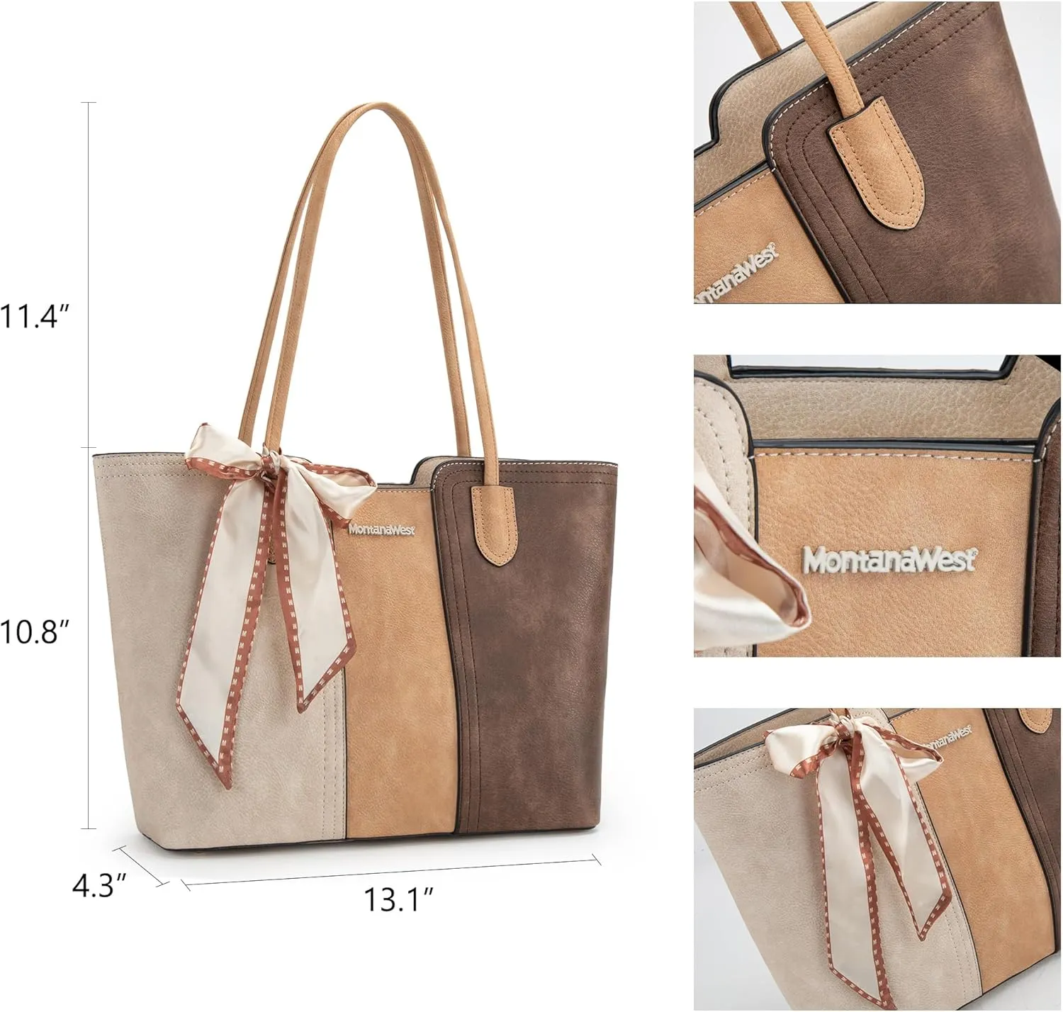 Montana West Tote Bags for Women Medium Top Handle Satchel Purses