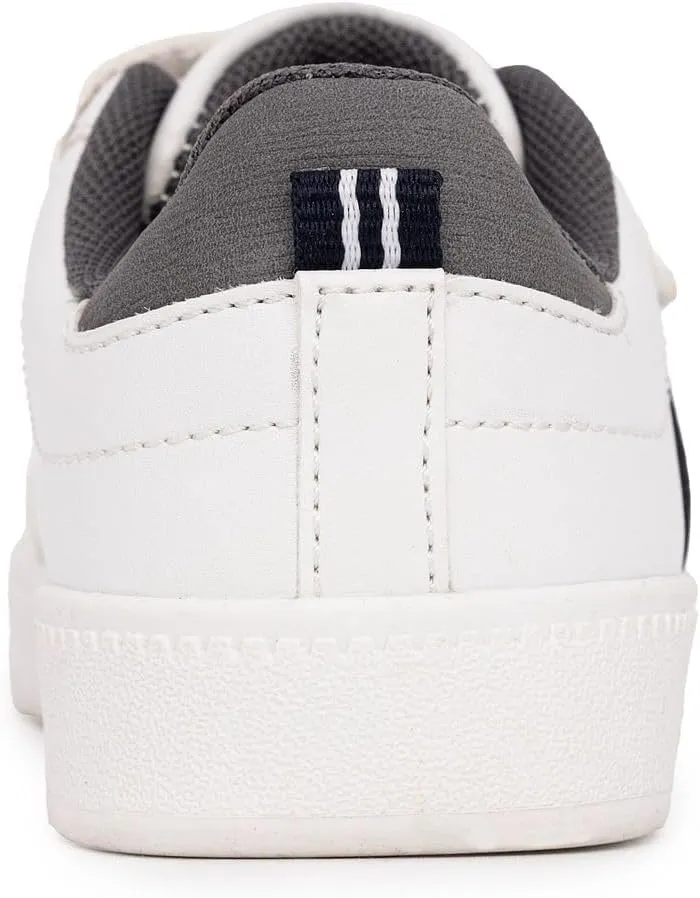 Nautica Kids' Double Strap Sneakers | Casual Athletic Shoes for Boys and Girls | Durable and Comfortable Fit for Toddlers and Little Kids