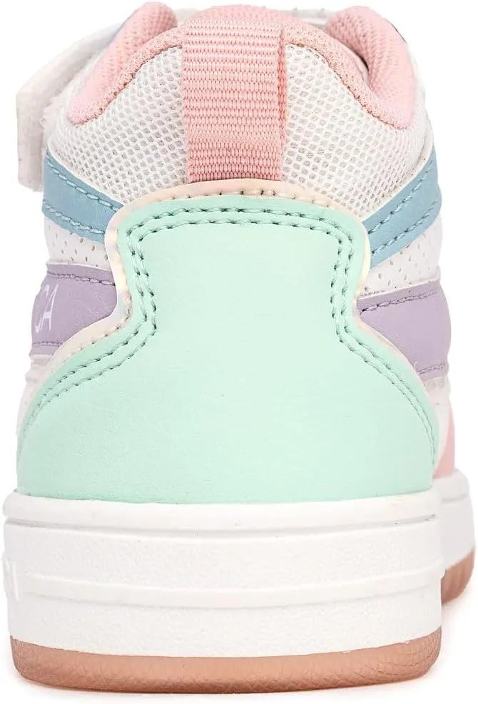 Nautica Kids High Top Basketball Sneakers – Toddler/Little Kid Fashion Boots, Comfortable Athletic Walking Shoes for Boys and Girls