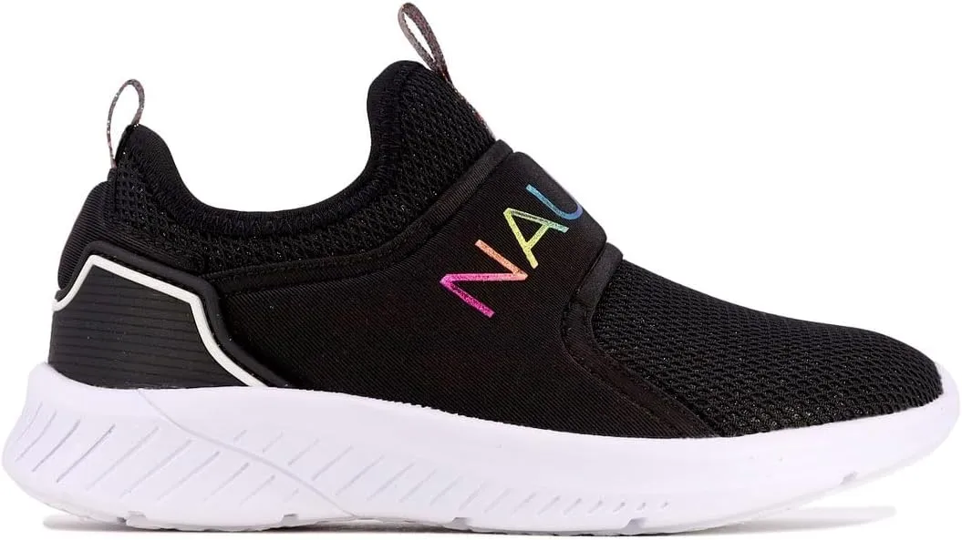 Nautica Youth Girls Slip-On Athletic Sneakers - Stylish Running and Tennis Shoes for Little and Big Kids
