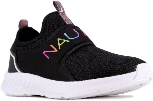 Nautica Youth Girls Slip-On Athletic Sneakers - Stylish Running and Tennis Shoes for Little and Big Kids