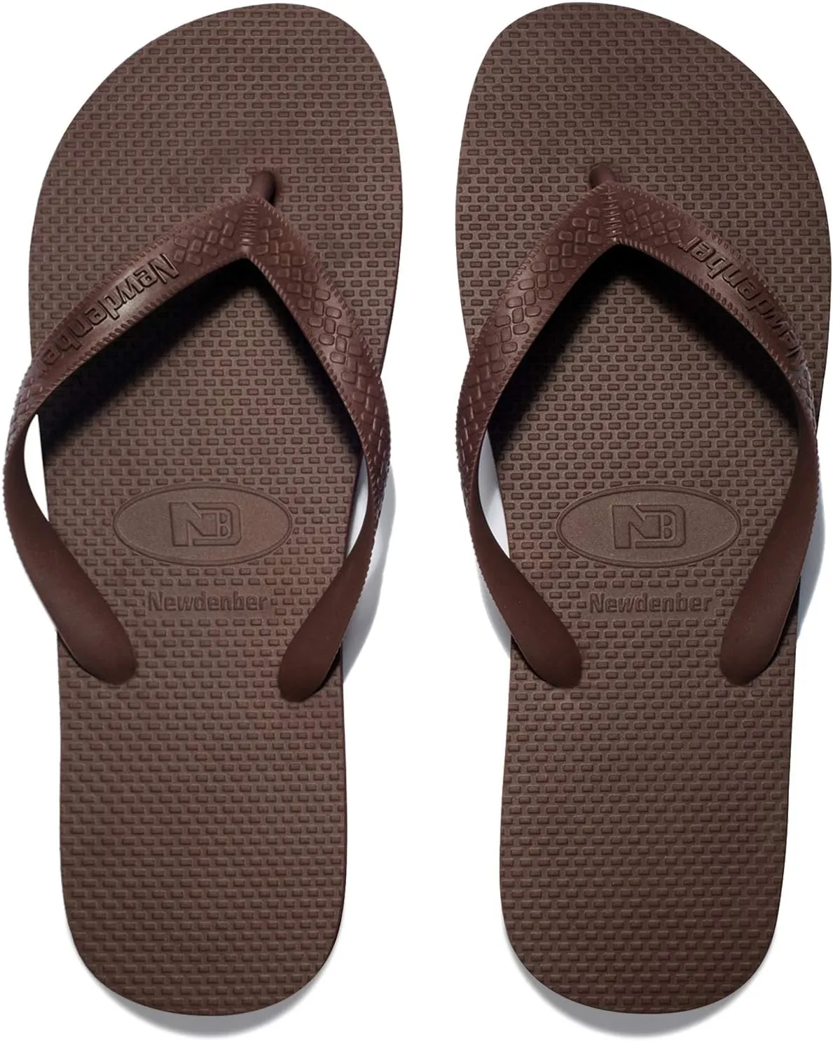 NewDenBer Men's Women's Classical Comfortable EVA Rubber Sandal Flip Flops