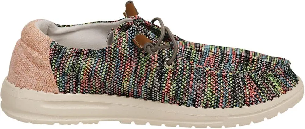 NORTY Unisex Kids Casual Boat Shoes - Slip-On Lace-Up Loafers for Boys and Girls - Lightweight Design