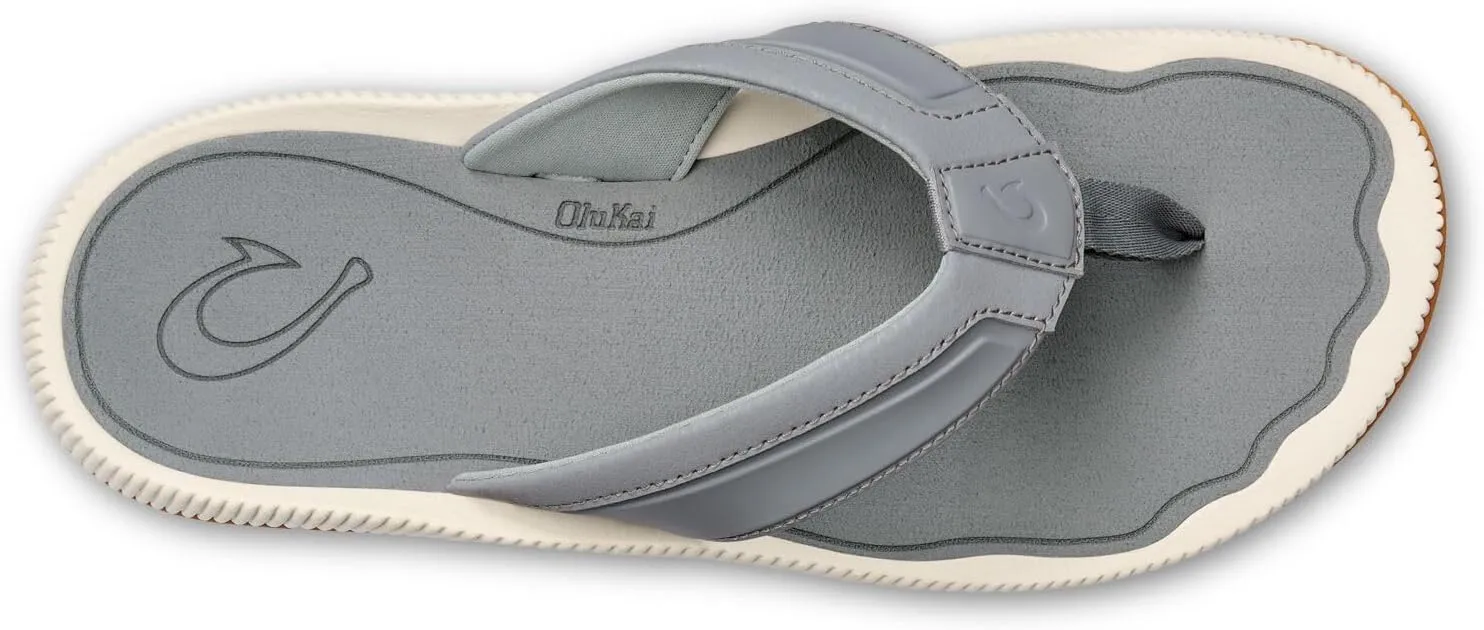 OLUKAI Kukulu Men's Beach Sandal, Water-Friendly Shoe & Wet Grip Soles, All-Day Wear & Comfortable Fit