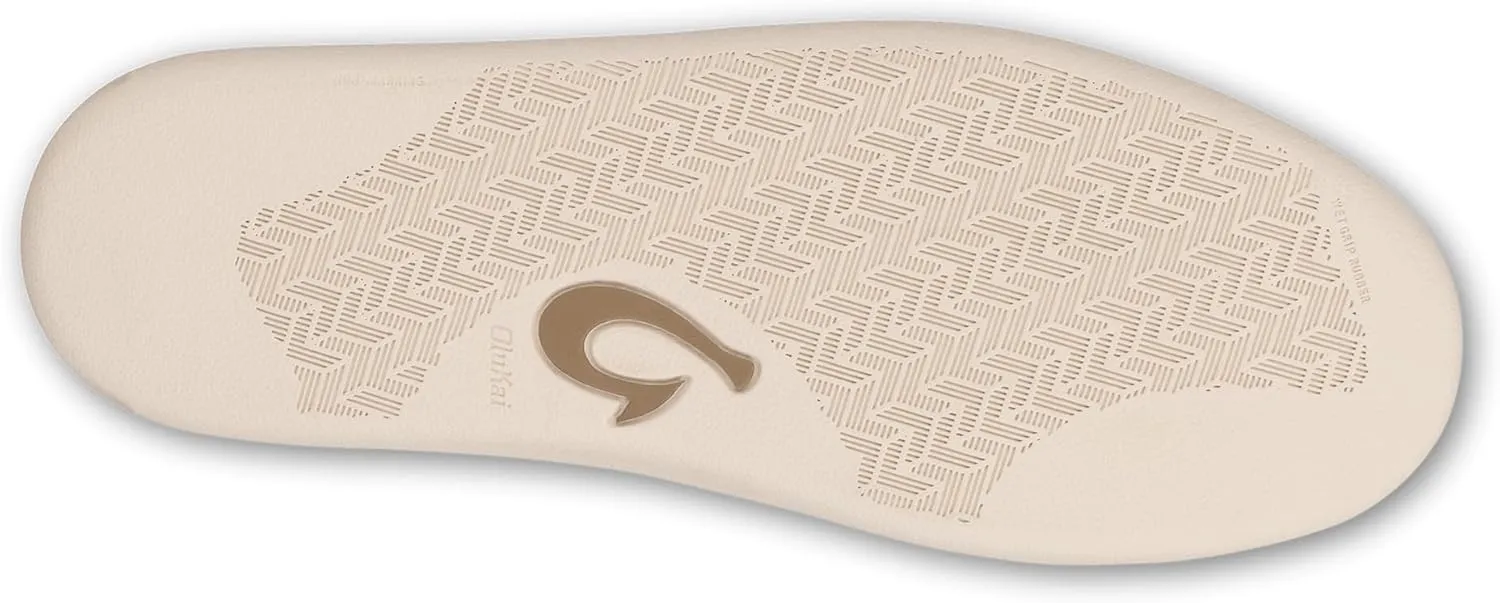OLUKAI Punini Men's Everyday Sneaker, Classic Lace-Up Design & Countoured Footbed, Comfort Fit & Wet Grip Rubber Soles, Durable & Supportive