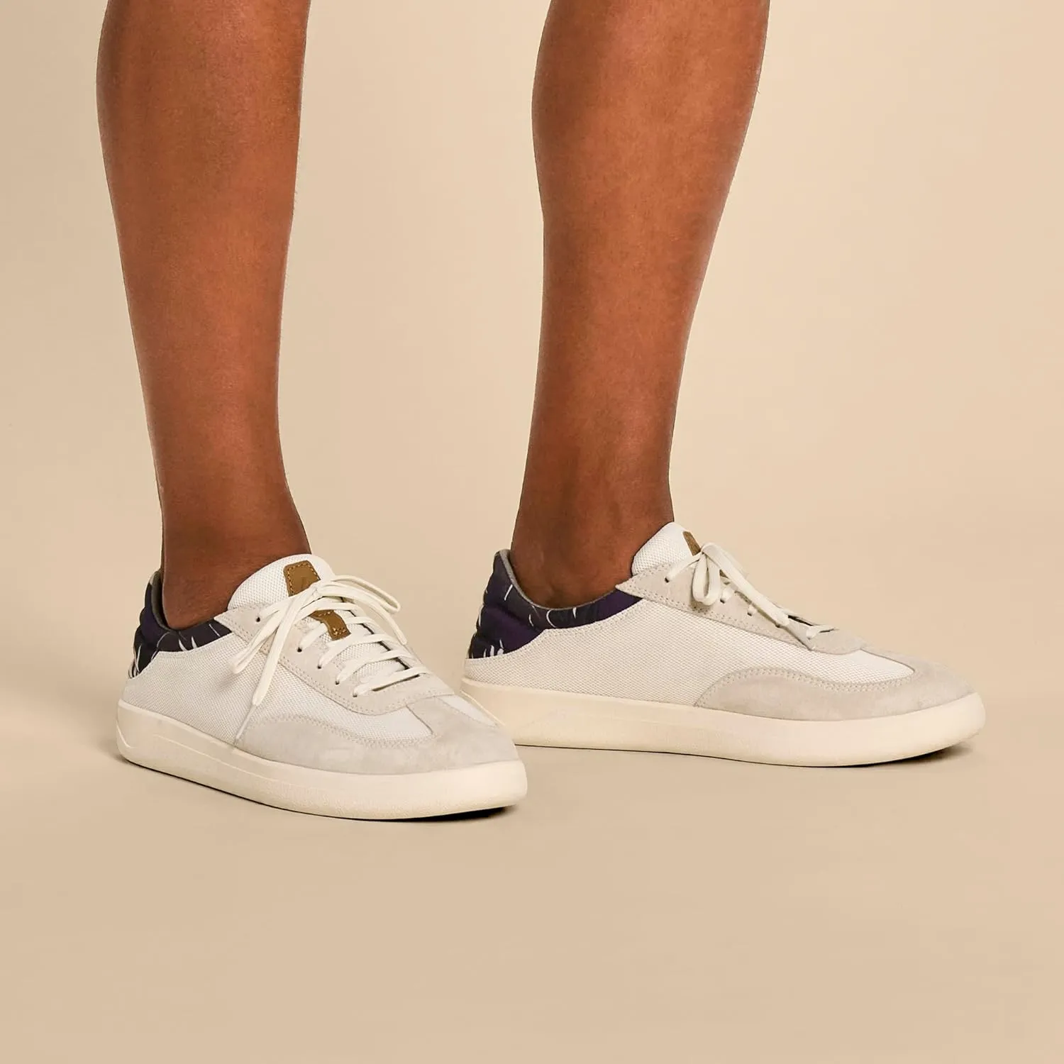 OLUKAI Punini Men's Everyday Sneaker, Classic Lace-Up Design & Countoured Footbed, Comfort Fit & Wet Grip Rubber Soles, Durable & Supportive