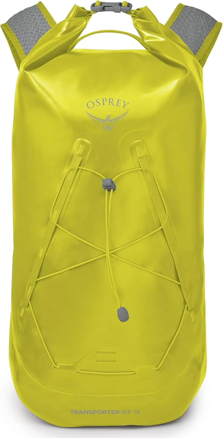 Osprey Transporter 18L Roll Top Waterproof Laptop Backpack, Lemongrass Yellow