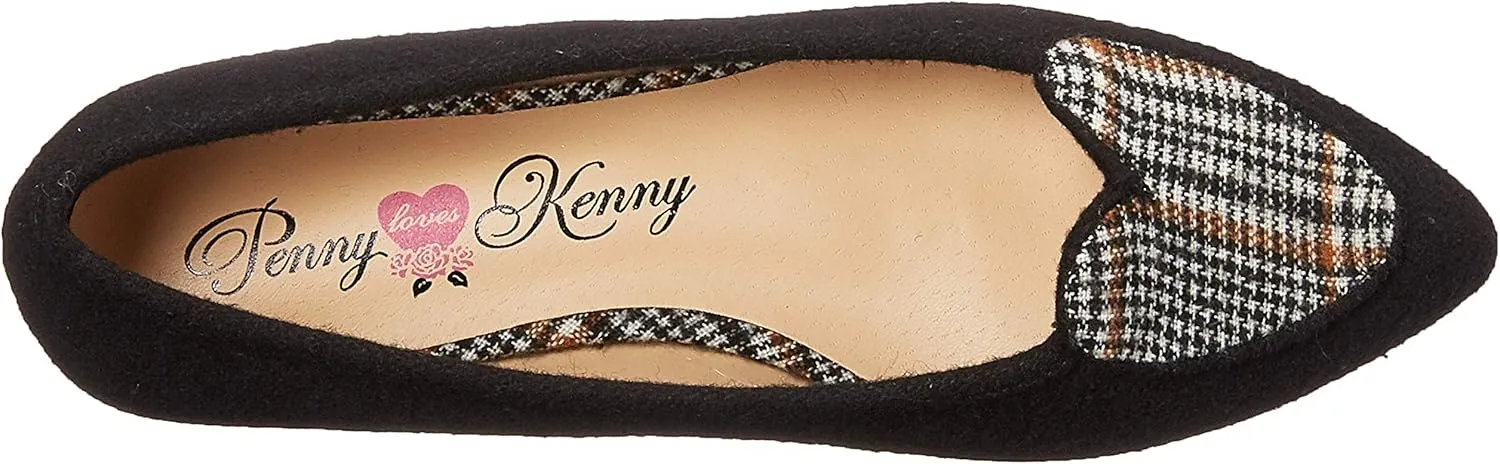 Penny Loves Kenny Women's Nookie Plaid Ballet Flat