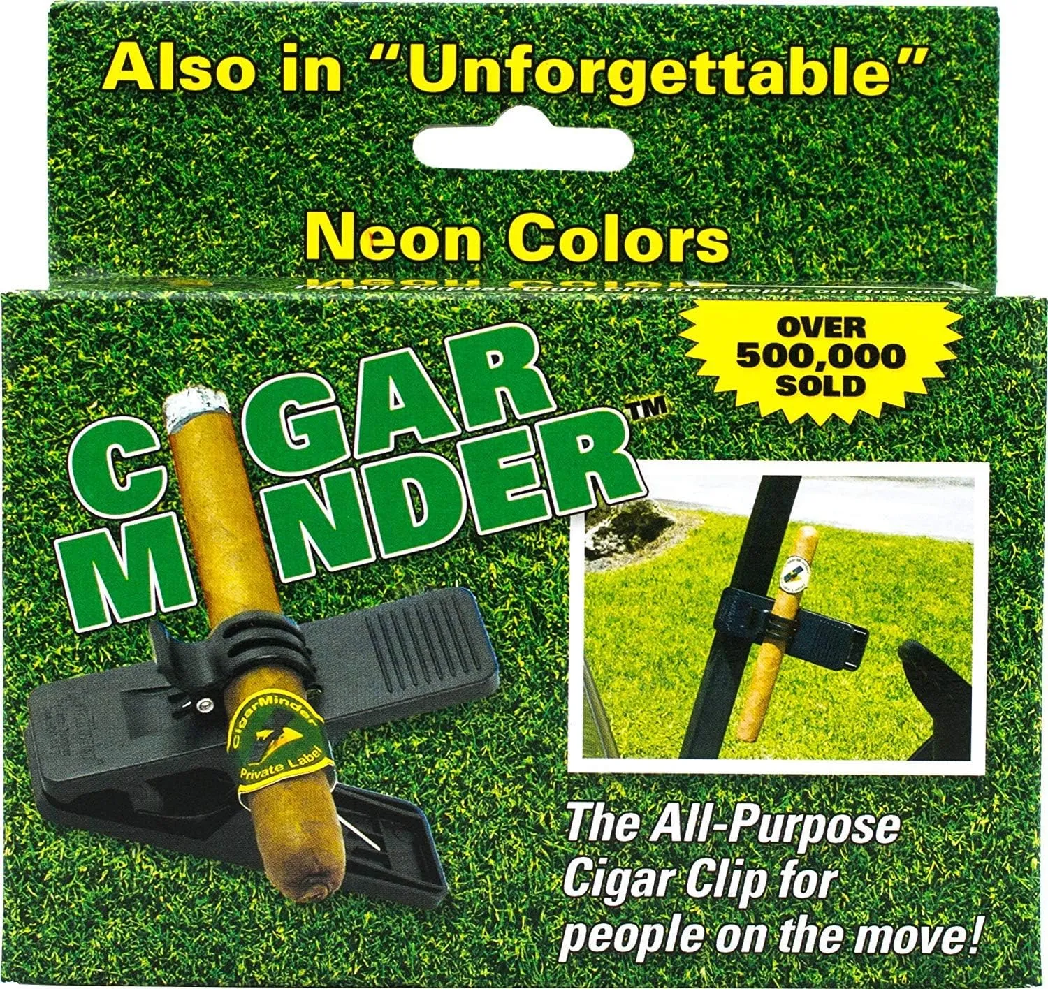 Prestige Import Group Cigar Holder Clip - Black Cigar Minder - 3 Pack