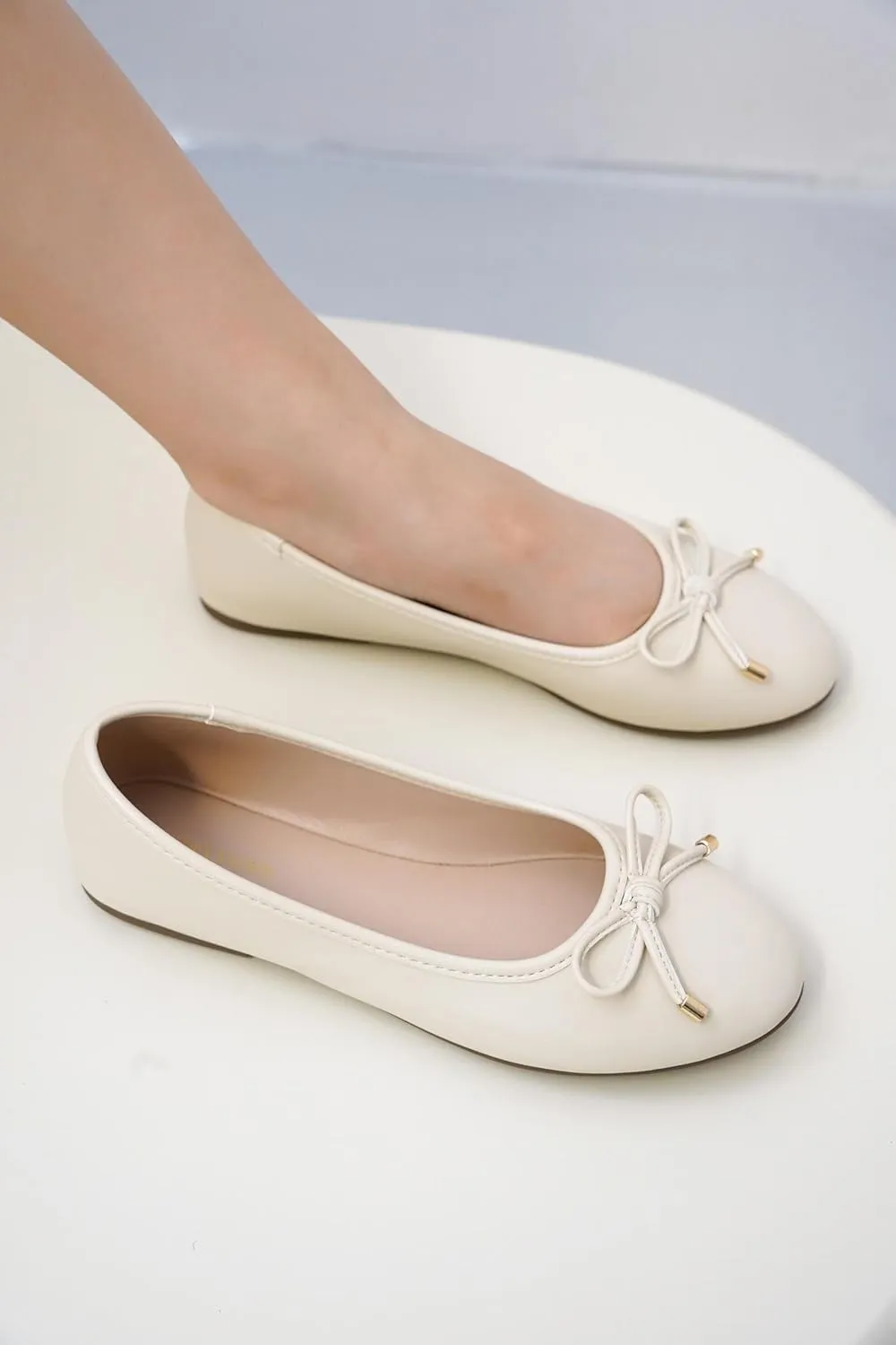 Project Cloud Ballet Flats Shoes for Women, Casual Womens Shoes Dressy w/Memory Foam Insole, for Mom Flats for Women Footwear, Womens Dresses Shoes (Ellison)