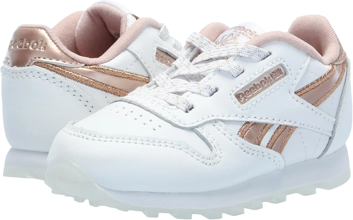 Reebok Baby-Girl's Classic Leather Sneaker