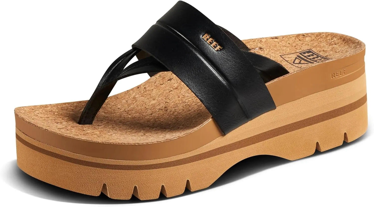 Reef Women's Vista Higher Savanah Fashion Platform Sandal, Soft Cushion Footbed, Arch Support
