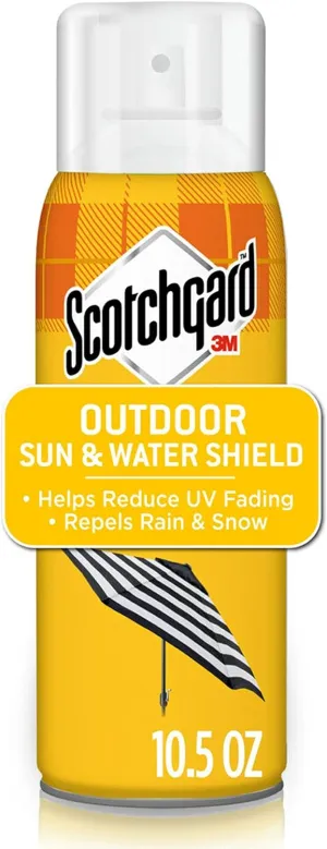 Scotchgard Outdoor Water & Sun Shield Fabric Spray, Water Repellent Spray for Spring and Summer Outdoor Gear and Patio Furniture, Fabric Spray for Outdoor Items, 10.5 oz (Pack of 2)