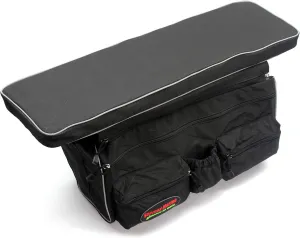 Seamax Sunlitec Inflatable Boat Bench Seat Cushion and Detachable Seat Bag Combo, with Reflective Line