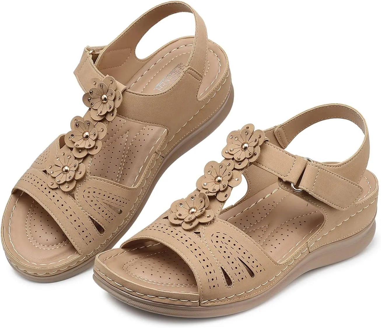 SHIBEVER Wedge Sandals for Women Dressy: Comfortable Summer Platform Casual Dress Women Sandal