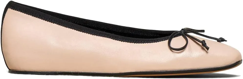 SHODENSE Women Flats Shoes Bow Square Closed Toe Ballet Flats Slip On Metallic Flat Shoe Matte Patent Leather Snakeskin Low Hidden Wedge Heel Office Work Shoes Driving Flats Church Club Fall 4-11 M US