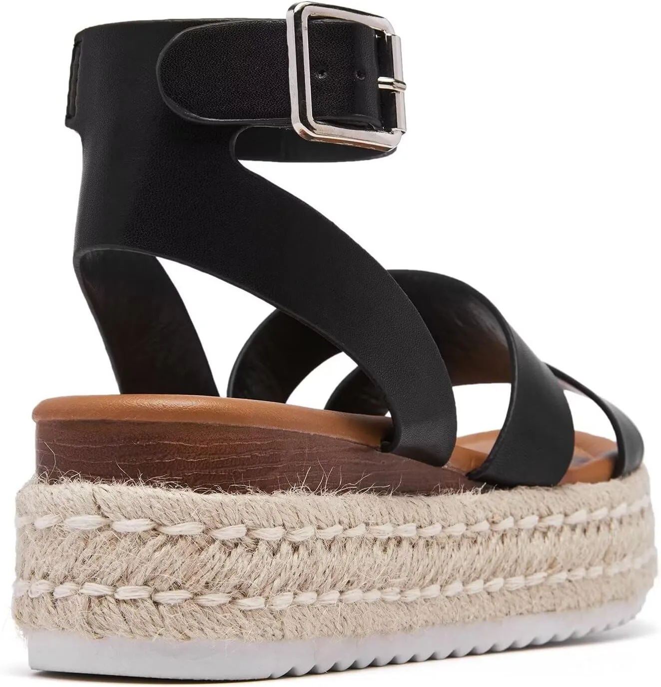 SILENTCARE Women's Comfortable Wedge Platform Sandals for 2024 Summer