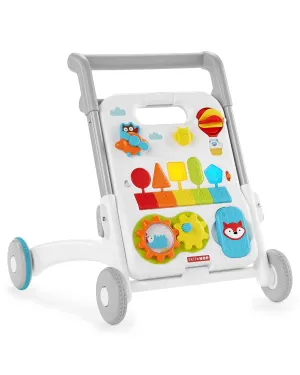 Skip Hop Baby Walker 4-in-1 Sit to Stand Convertible Light Up Music Toy with 40  Activities Explore & More Age 6m 