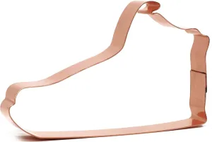 Sneaker/Running Shoe Metal Cookie Cutter 4.75 X 3 inches - Handcrafted Copper Cookie Cutter
