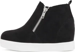 Soda Kids/Children/Girls Taylor-2 Hidden Wedge Booties Fashion Sneaker Shoes Side Zipper