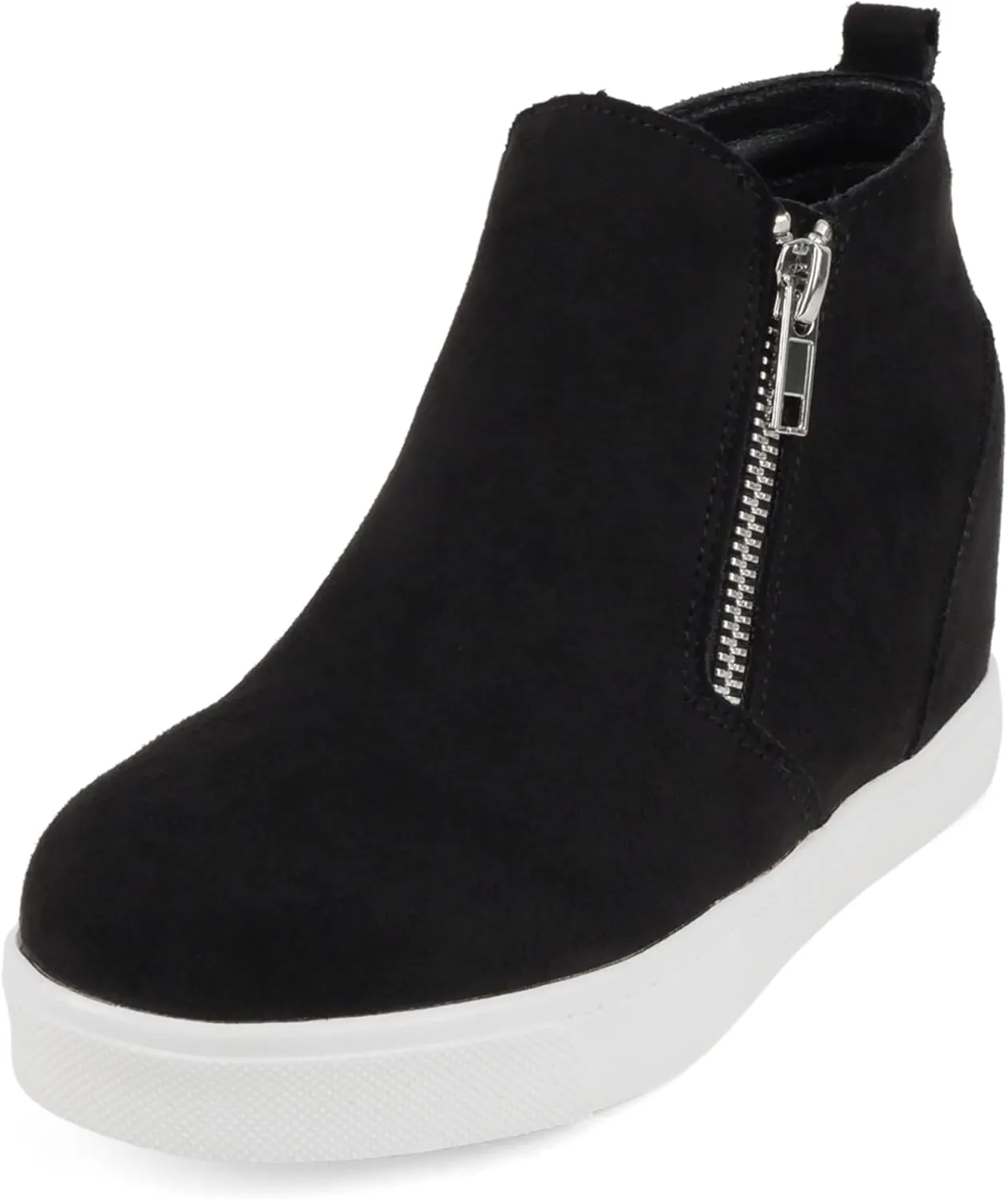 Soda Kids/Children/Girls Taylor-2 Hidden Wedge Booties Fashion Sneaker Shoes Side Zipper