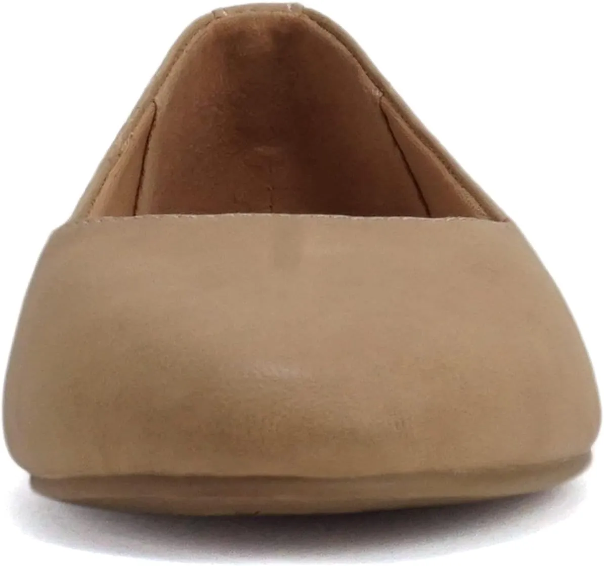 Soda Kreme Comfortable Basic Shoes Women Ballet Flat Round Toe Gel Insole
