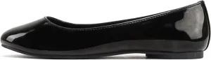 Soda Kreme Comfortable Basic Shoes Women Ballet Flat Round Toe Gel Insole