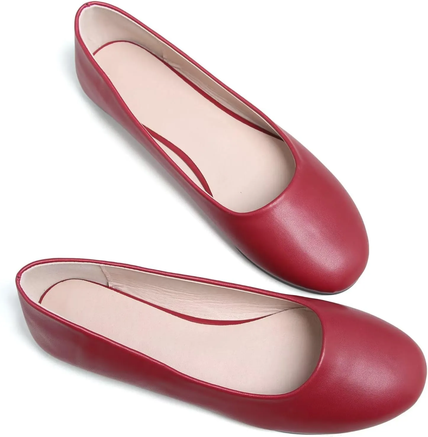 Stunner Women Cute Slip-On Ballet Shoes Soft Solid Classic Pointed Toe Flats