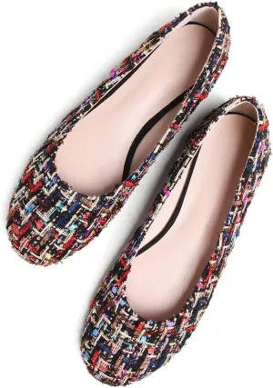 Stunner Women Cute Slip-On Ballet Shoes Soft Solid Classic Pointed Toe Flats
