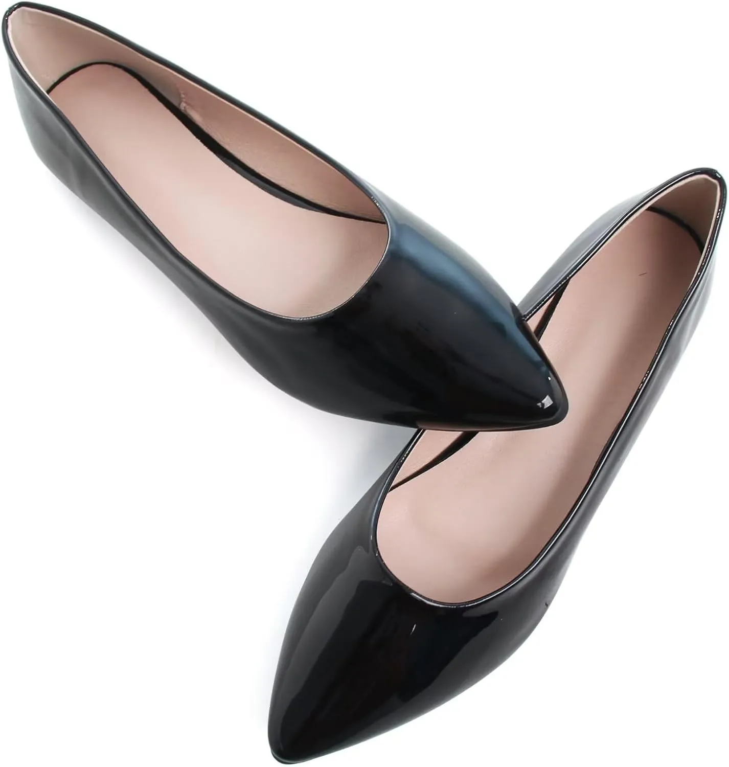 Stunner Women's Flats Fashion Pointed Toe Flats Comfortable Ballet Flats Solid Casual Slip On Flats
