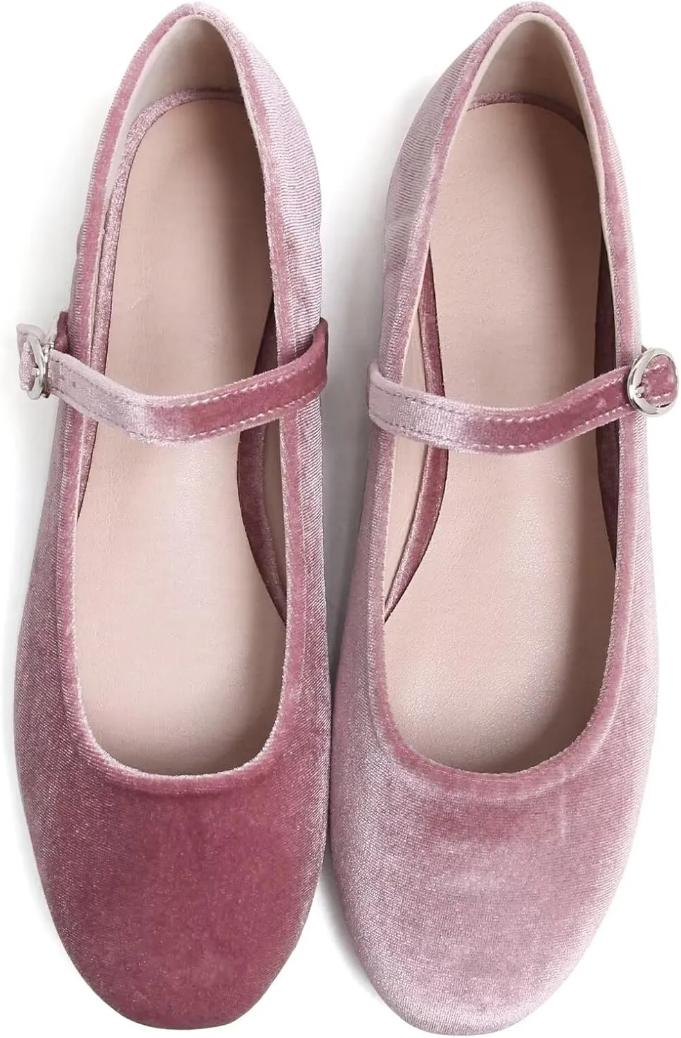 Stunner Women's Mary Jane Flats Fashion Round Toe Ballet Flats Comfortable Ankle Strap Flats Slip On Dress Flats