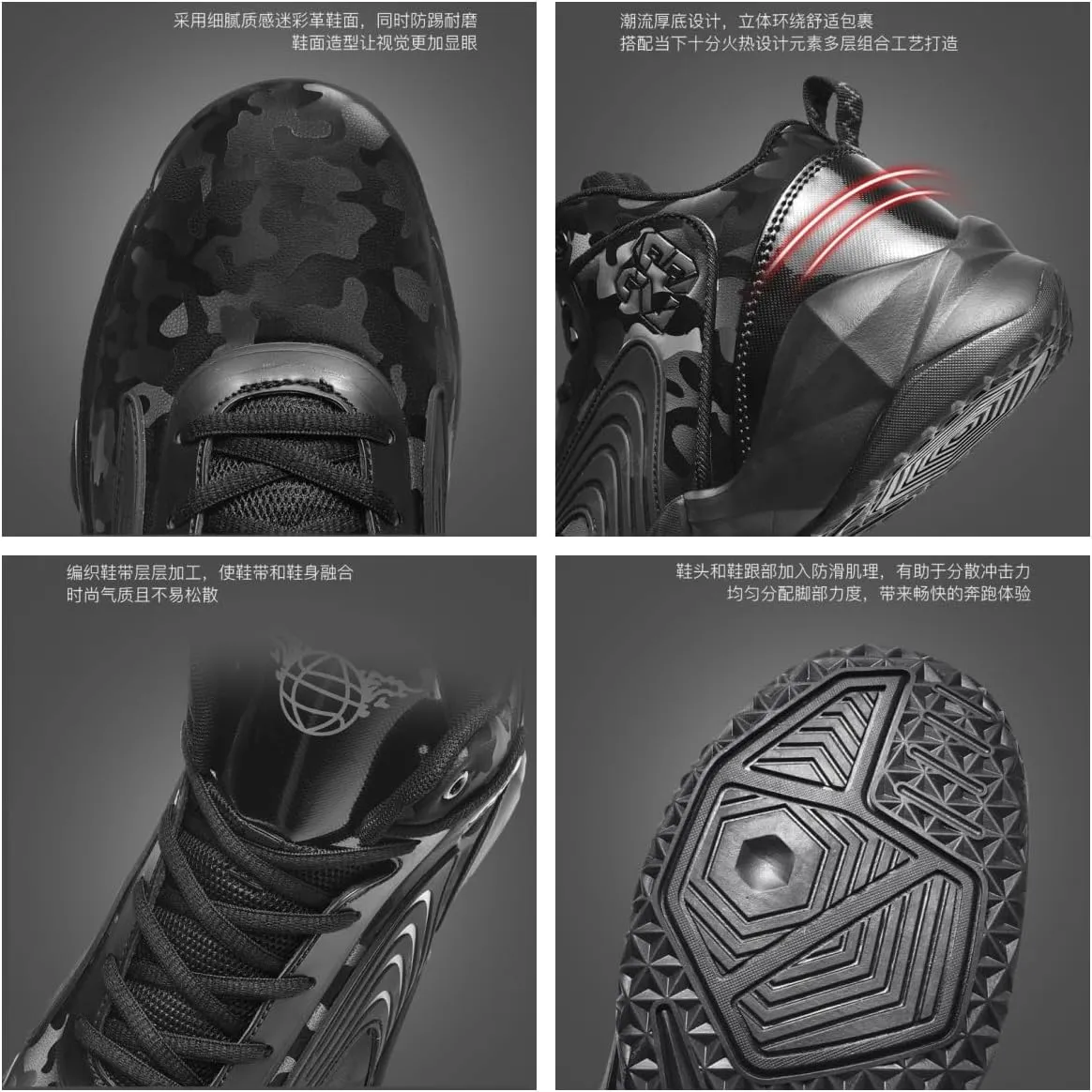 Stylish Colour Block High Top Basketball Shoes - Ultra Comfy, Non Slip, Durable, Lace Up, Breathable, Supportive, Perfect for Men's Outdoor Activities, Sports, Fitness, and Casual Wear