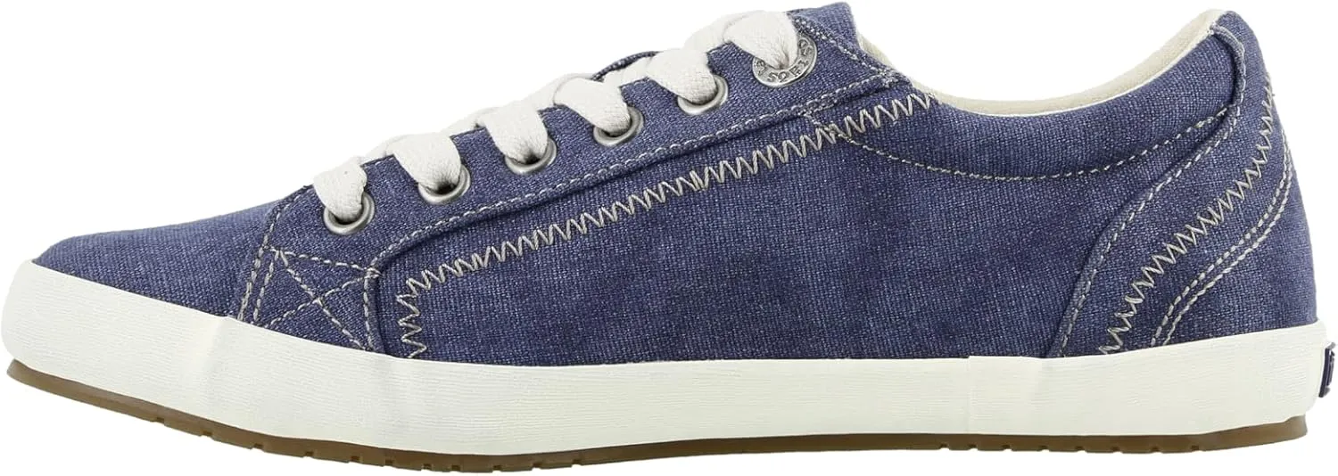 Taos Star Women's Sneaker - Iconic Style with Canvas Design for Everyday Adventures - Custom Fit Lacing and Premium Removable Footbed with Arch Support for All Day Comfort