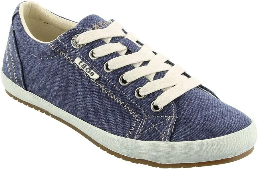 Taos Star Women's Sneaker - Iconic Style with Canvas Design for Everyday Adventures - Custom Fit Lacing and Premium Removable Footbed with Arch Support for All Day Comfort
