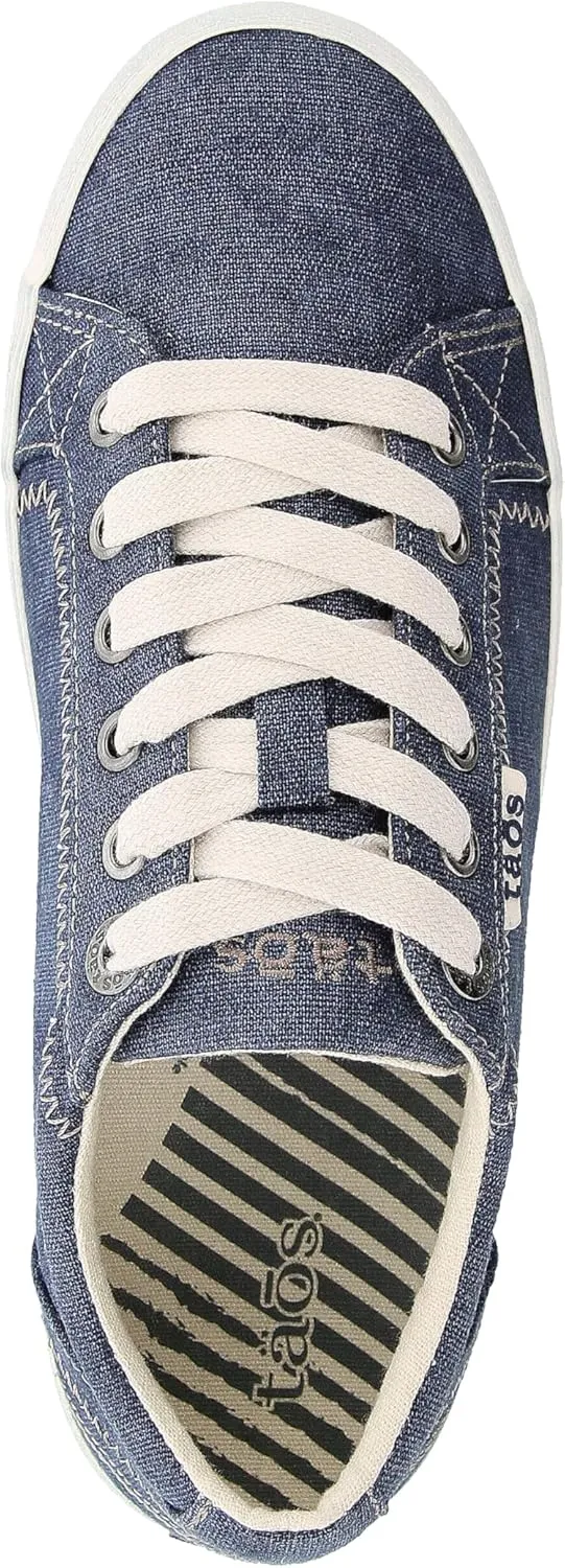 Taos Star Women's Sneaker - Iconic Style with Canvas Design for Everyday Adventures - Custom Fit Lacing and Premium Removable Footbed with Arch Support for All Day Comfort