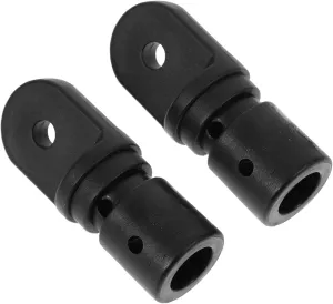 Toyvian Boat Slip Cap Set Marine Hardware Fittings for Rv Canopy Bimini Top Clips Strong Eye End