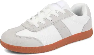 UBFEN Womens Fashion Sneakers Classic Retro Trainers Skate Shoes Casual Comfort Walking Footwear