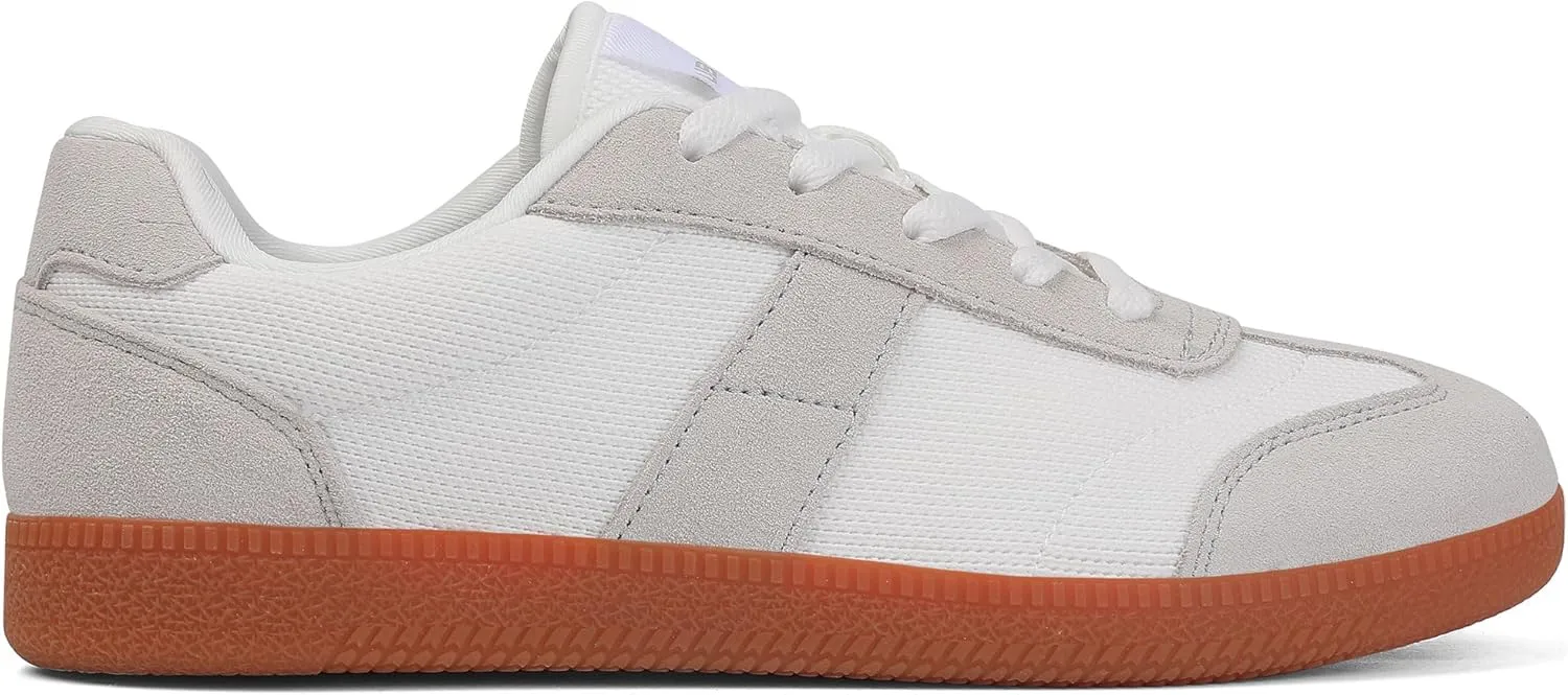 UBFEN Womens Fashion Sneakers Classic Retro Trainers Skate Shoes Casual Comfort Walking Footwear