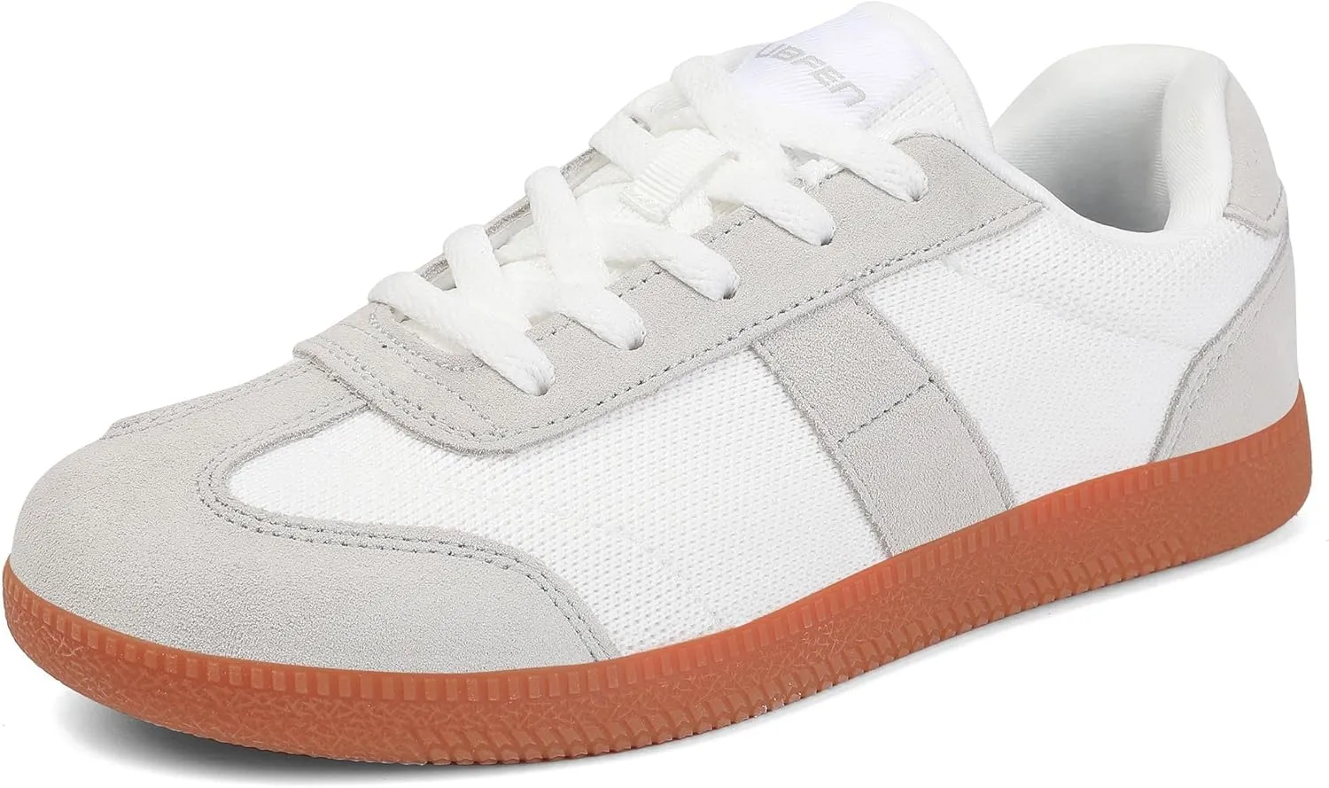 UBFEN Womens Fashion Sneakers Classic Retro Trainers Skate Shoes Casual Comfort Walking Footwear